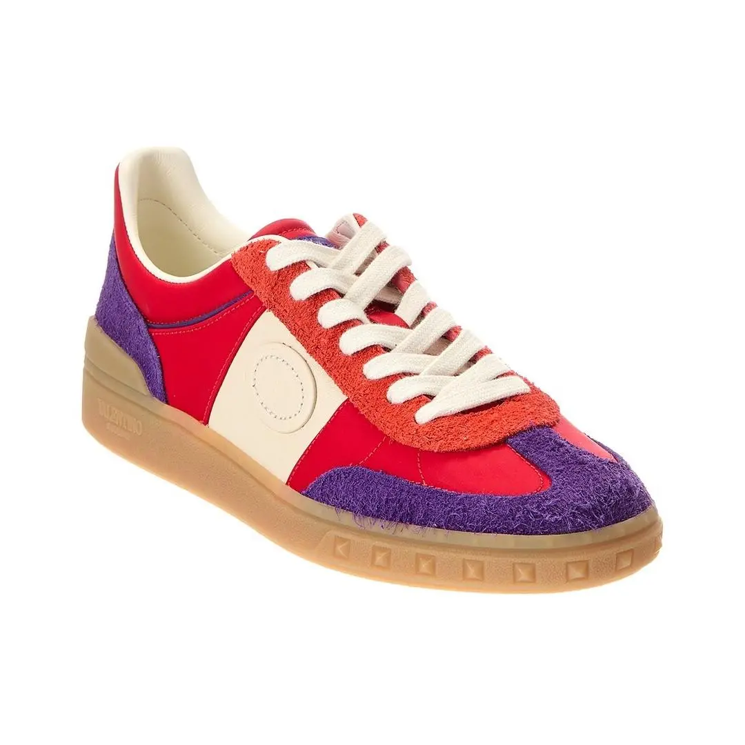 Valentino Upvillage Canvas Leather Sneaker Women`s Red 36