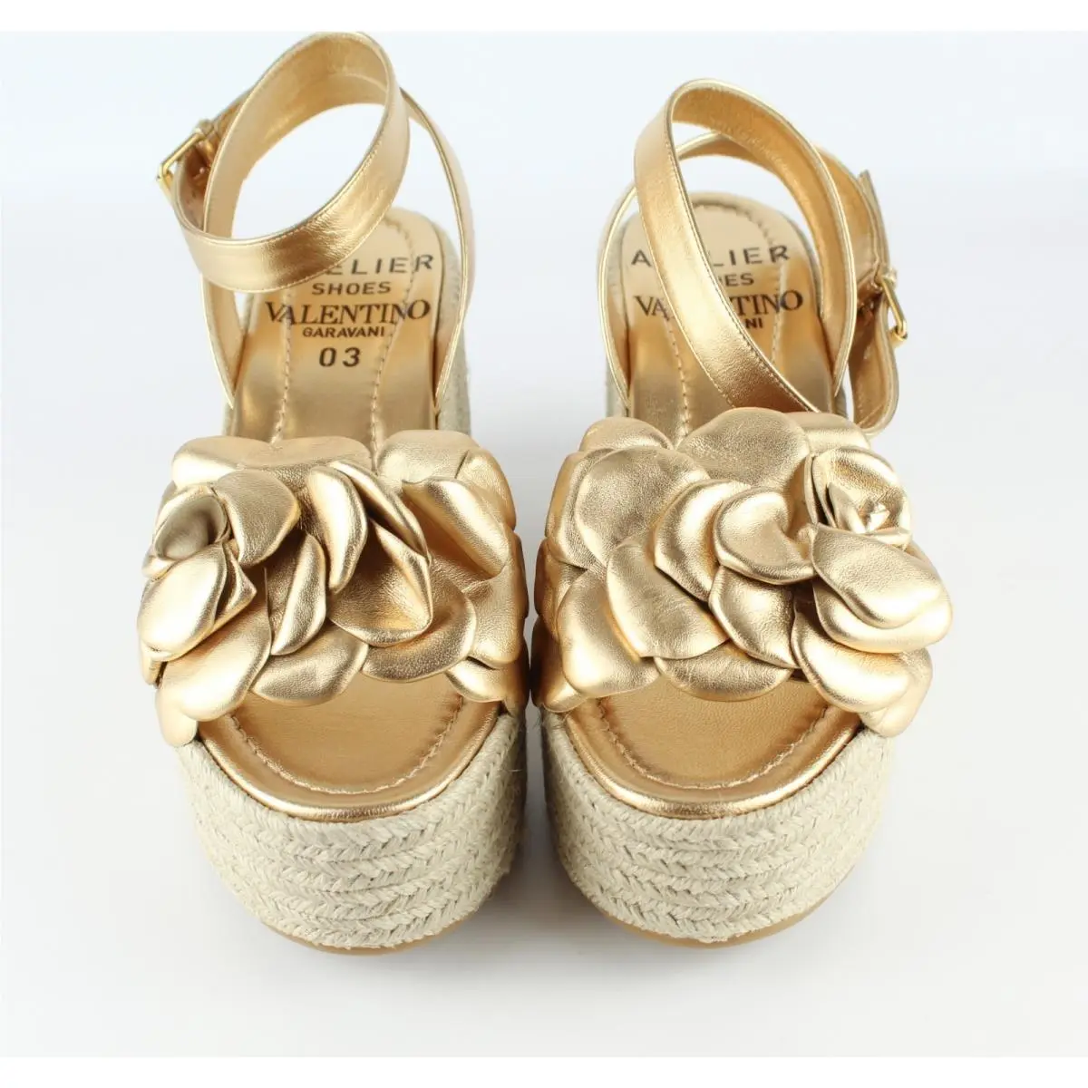 Valentino shoes - Valentino Garavani - Garavani - Antique brass 8