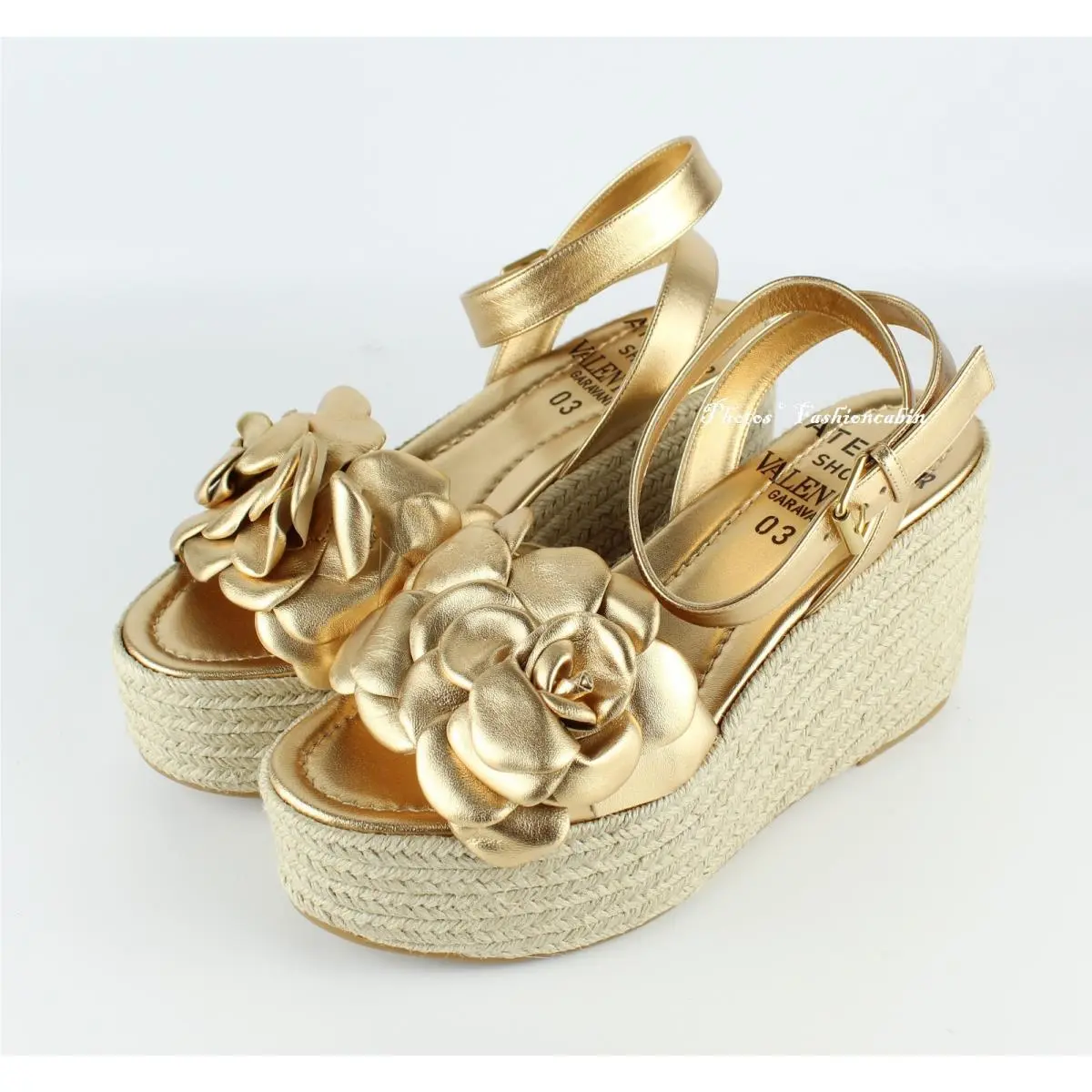 Valentino shoes - Valentino Garavani - Garavani - Antique brass 3