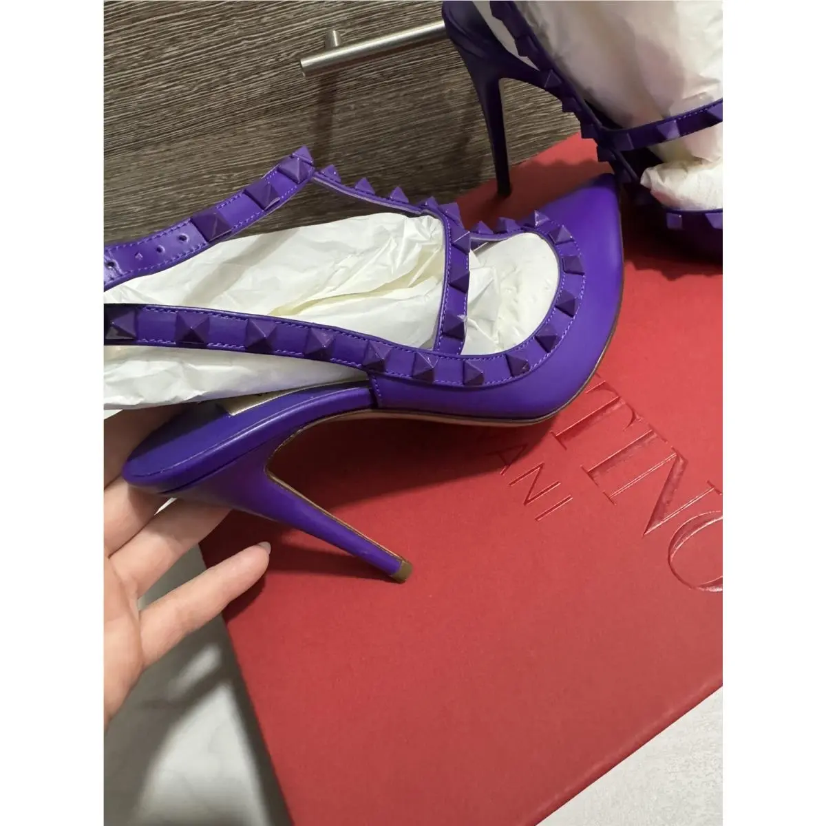 Valentino shoes - Valentino Garavani Rockstud - Garavani Rockstud - Purple 6