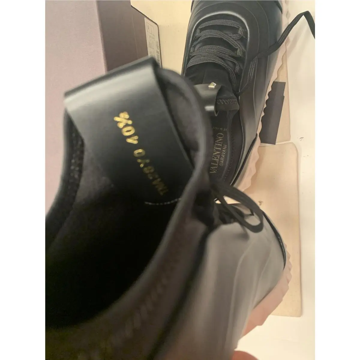 Valentino shoes - VALENTINO GARAVANI PANELED - GARAVANI PANELED - TNA28YO - Black 9