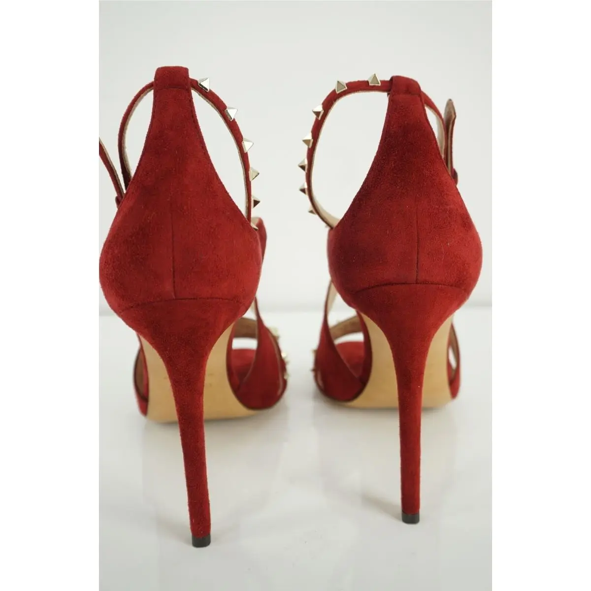 Valentino shoes - Cross Strap Rockstud - Cross Strap Rockstud - Rubino - Red (UPC: 8056097042128) 7