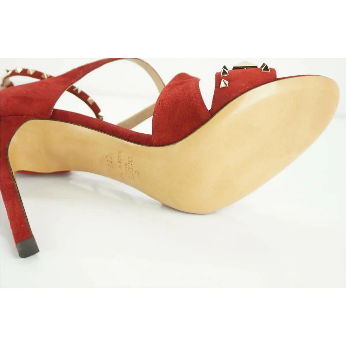 Valentino shoes - Cross Strap Rockstud - Cross Strap Rockstud - Rubino - Red (UPC: 8056097042128) 1