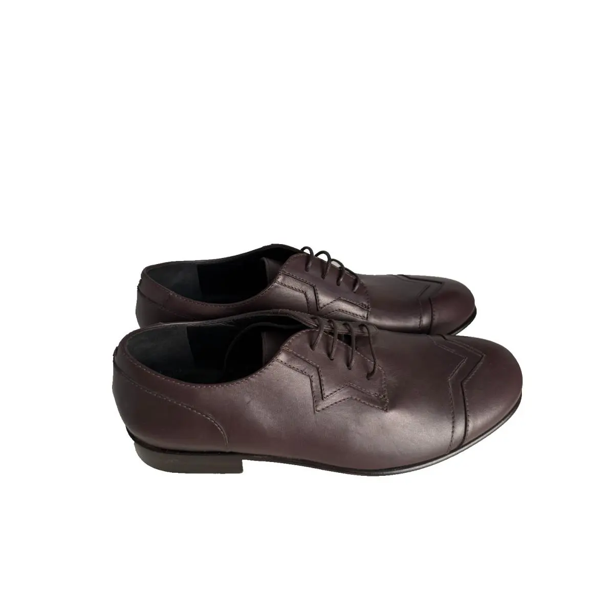 Valentino Garavani Men`s Brown Star Oxford NY2S0A20 Ctx 0TO