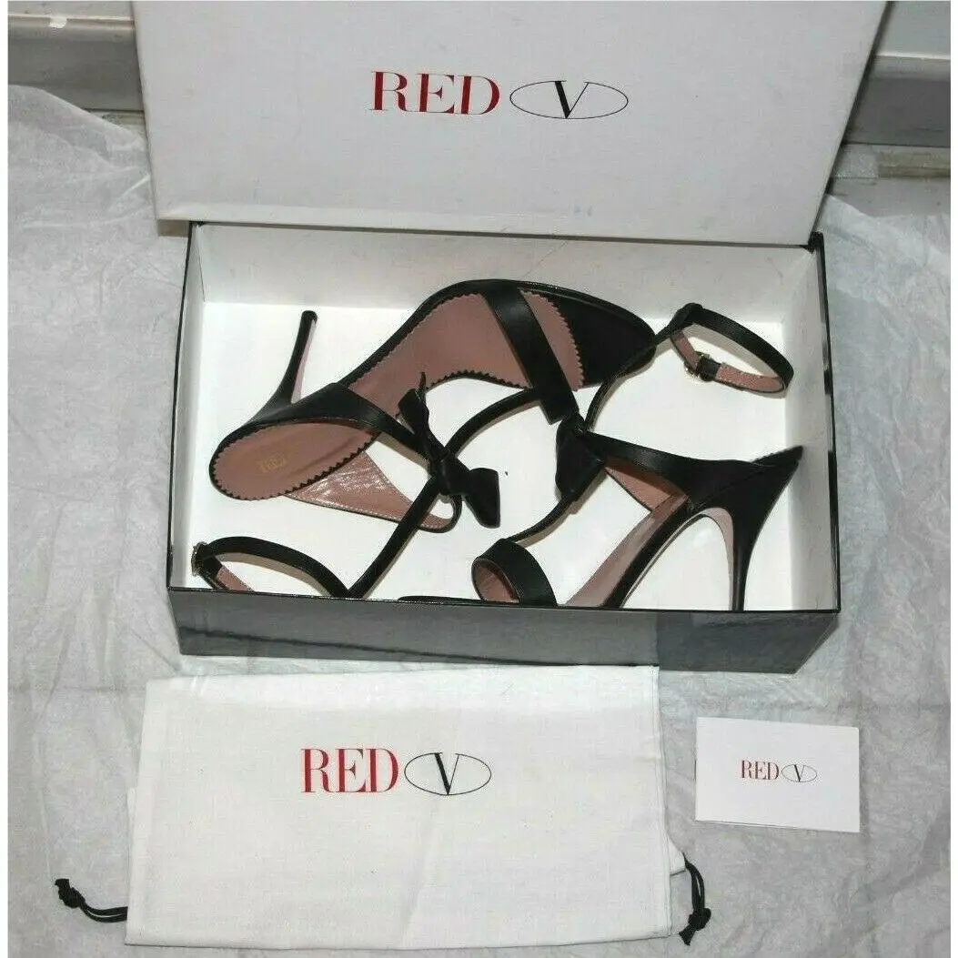 Valentino shoes - T-strap bow - bow - Black 1