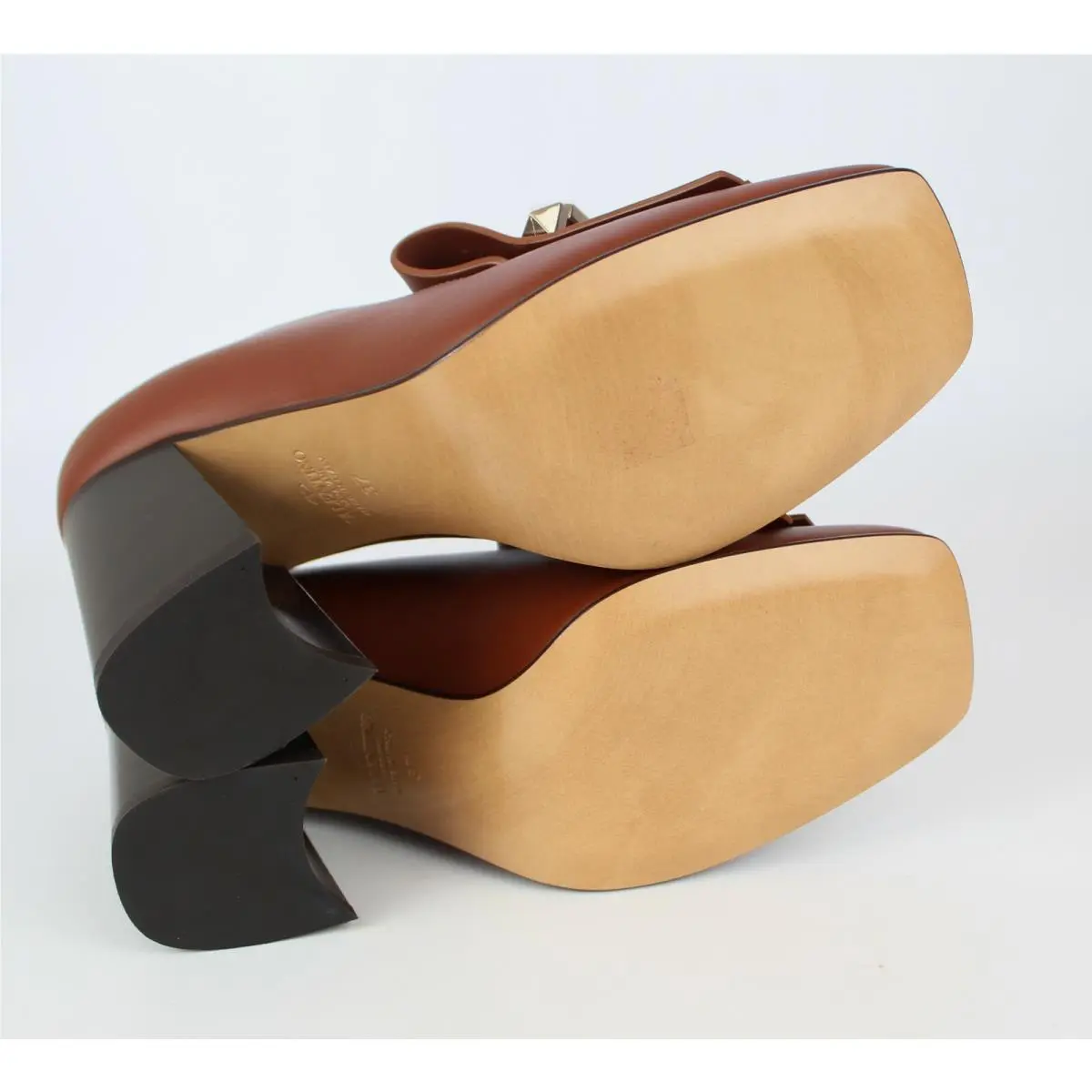 Valentino shoes - Valentino Garavani Rockstud - Garavani Rockstud - Brown 9