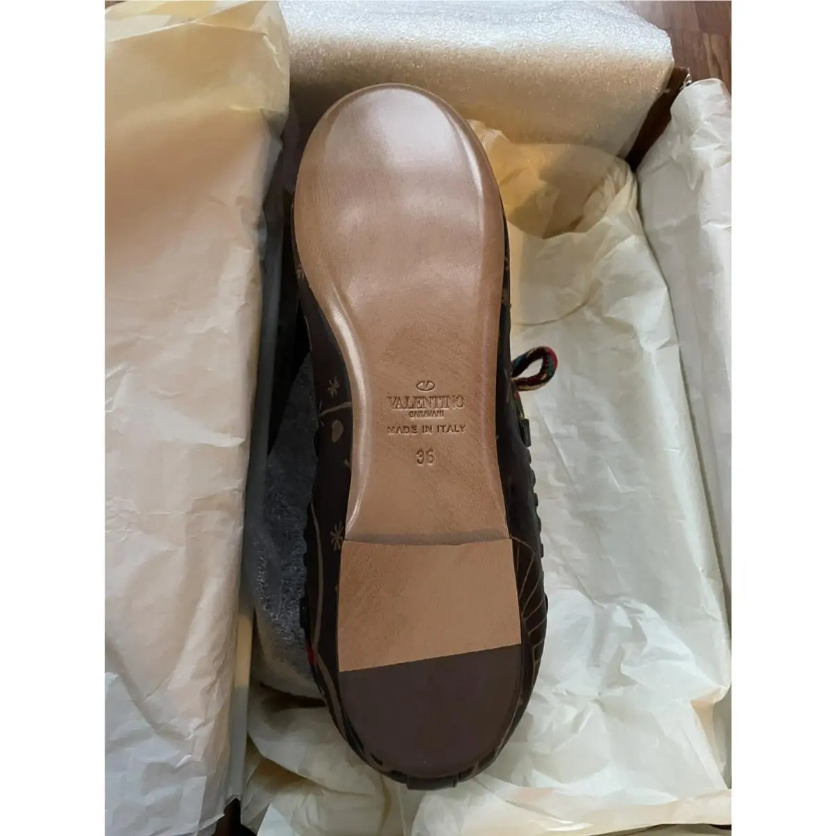 Valentino shoes - Ballet Flats - Ballet Flats - Brown, Manufacturer: Ivory 1