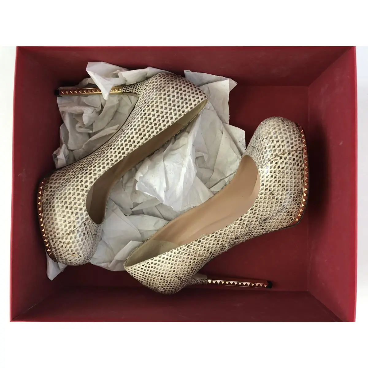 Valentino shoes - Valentino Garavani Rockstud - Garavani Rockstud - Beige 8