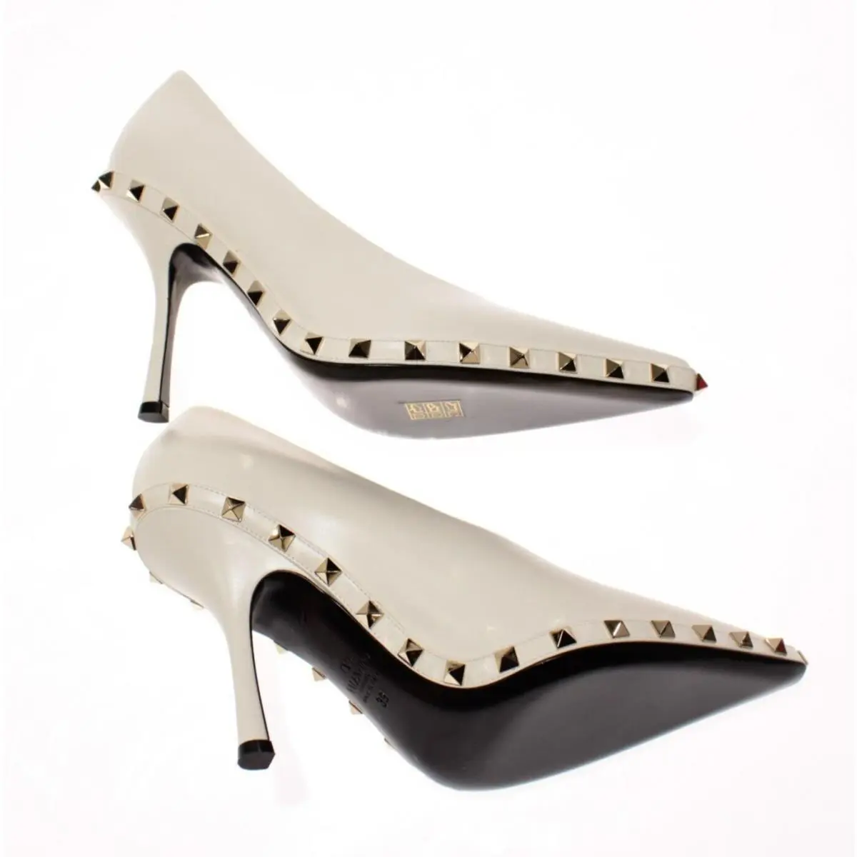 Valentino shoes - Valentino Rockstud - Rockstud - Ivory 5