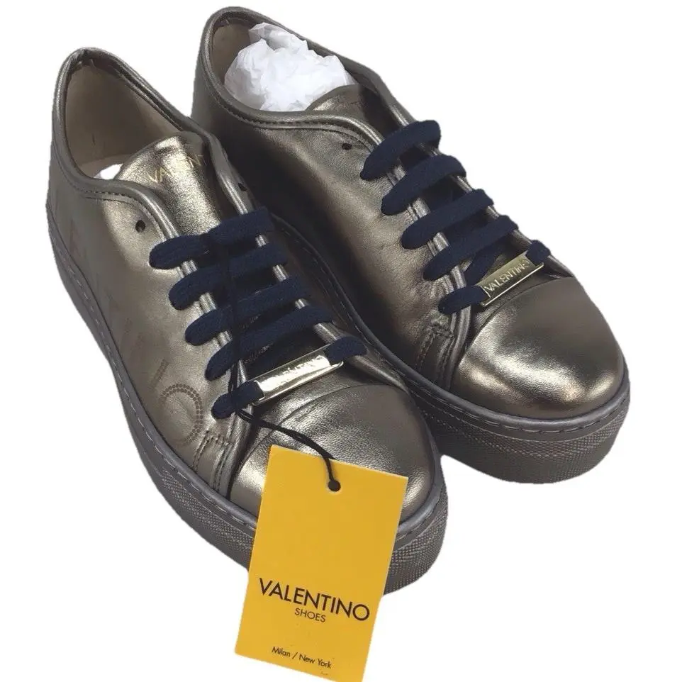 Valentino Dalia Luz Pewter Size 9 Y307