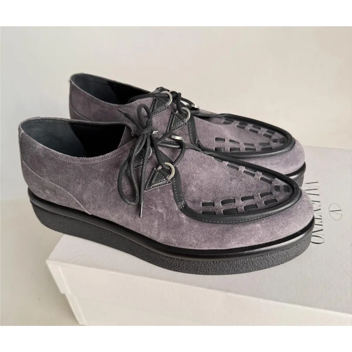 Valentino shoes - Valentino Garavani NY2S0A14 BIV D12 - NY2S0A14 BIV D12 - Gray (UPC: 8056687615244) 2