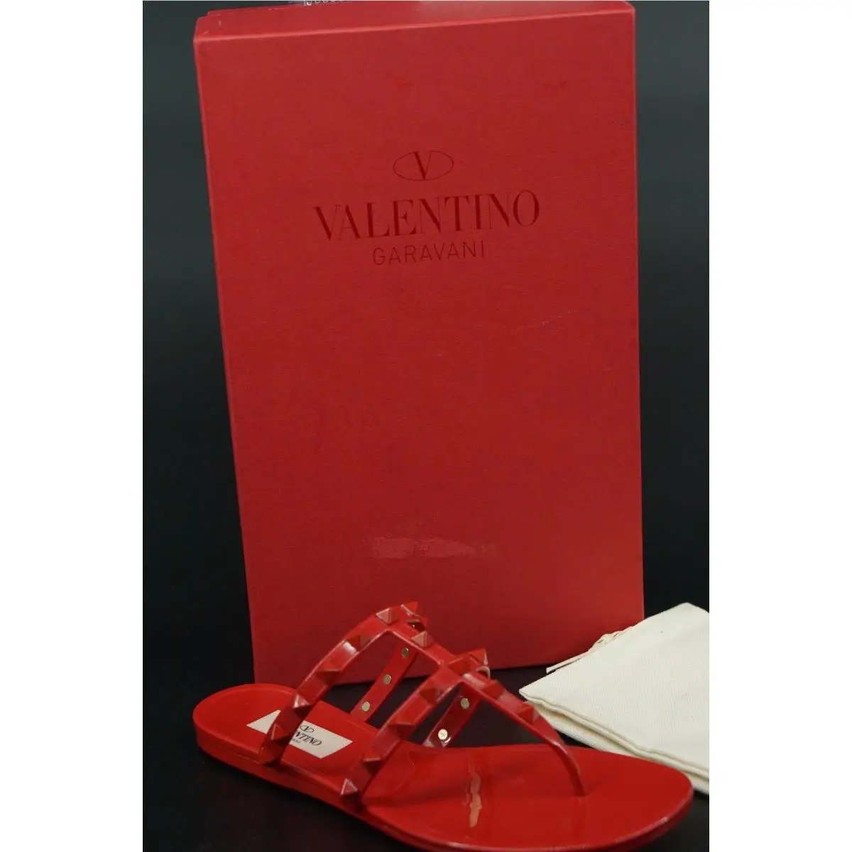 Valentino shoes - Rockstud Gladiator - Rockstud Gladiator - Red (UPC: 8050943132100) 0