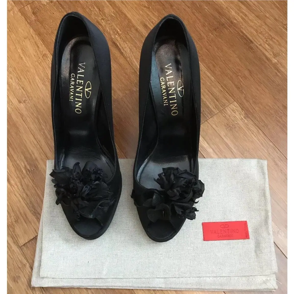 Valentino shoes - Flowers - Flowers - Black 0