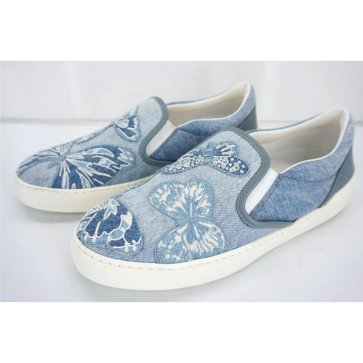 Valentino shoes - Butterfly Skater - Butterfly Skater - Denim - Blue 1