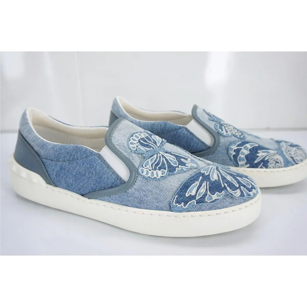 Valentino shoes - Butterfly Skater - Butterfly Skater - Denim - Blue 2
