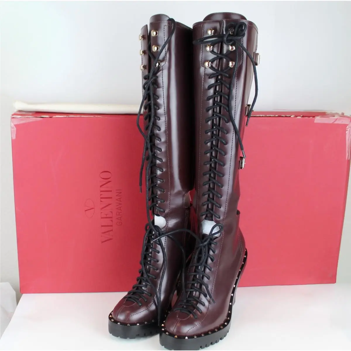 Valentino shoes - Soul Rockstud - Soul Rockstud - Burgundy 0