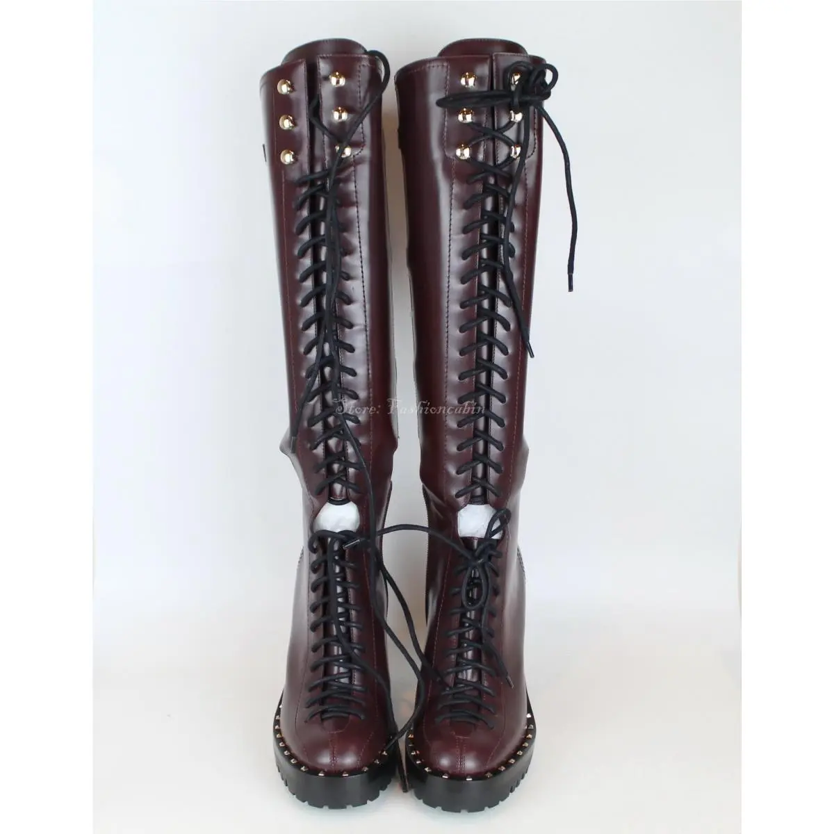 Valentino shoes - Soul Rockstud - Soul Rockstud - Burgundy 4