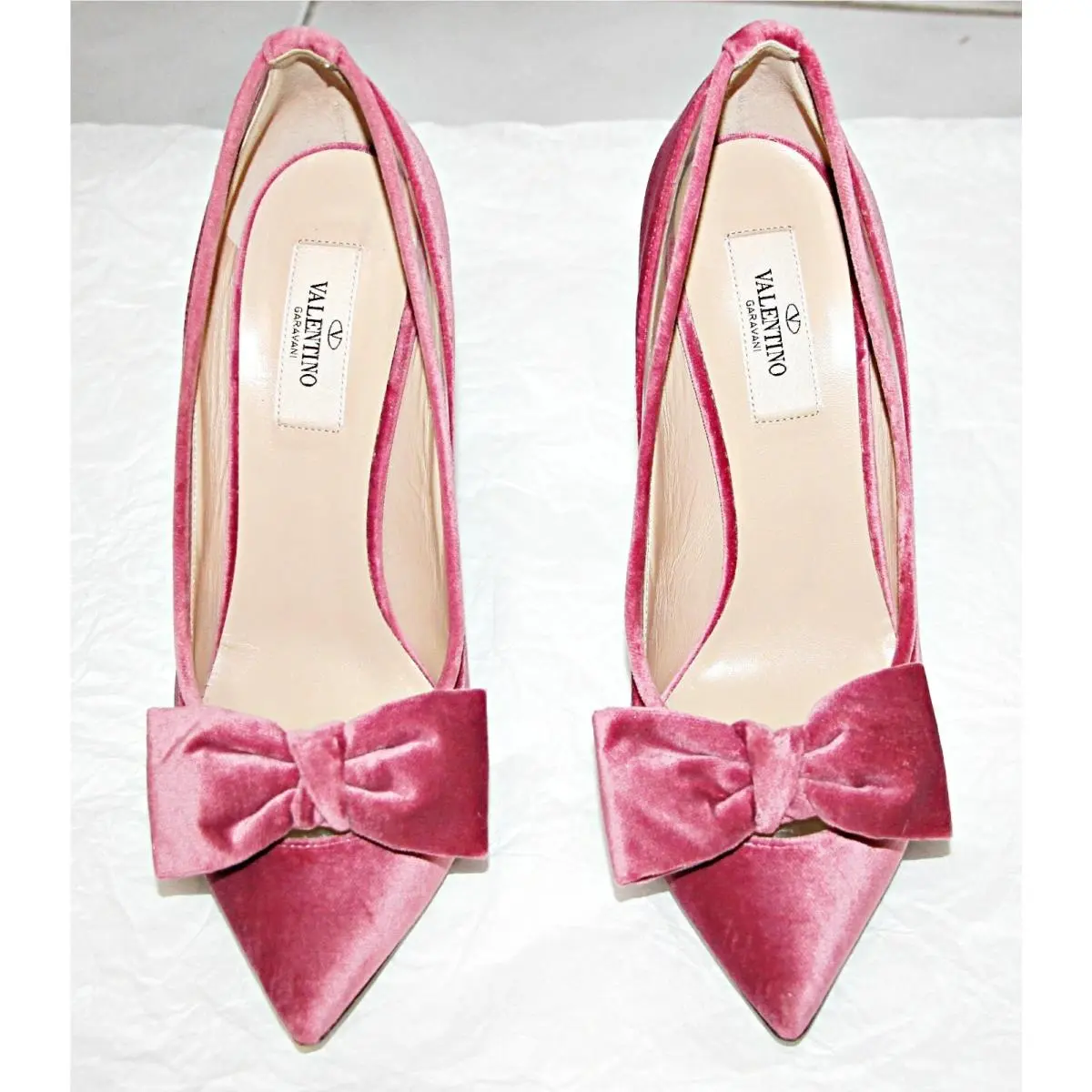 Valentino shoes - Dolly Bow PVC Trimmed Pumps - Pink 1