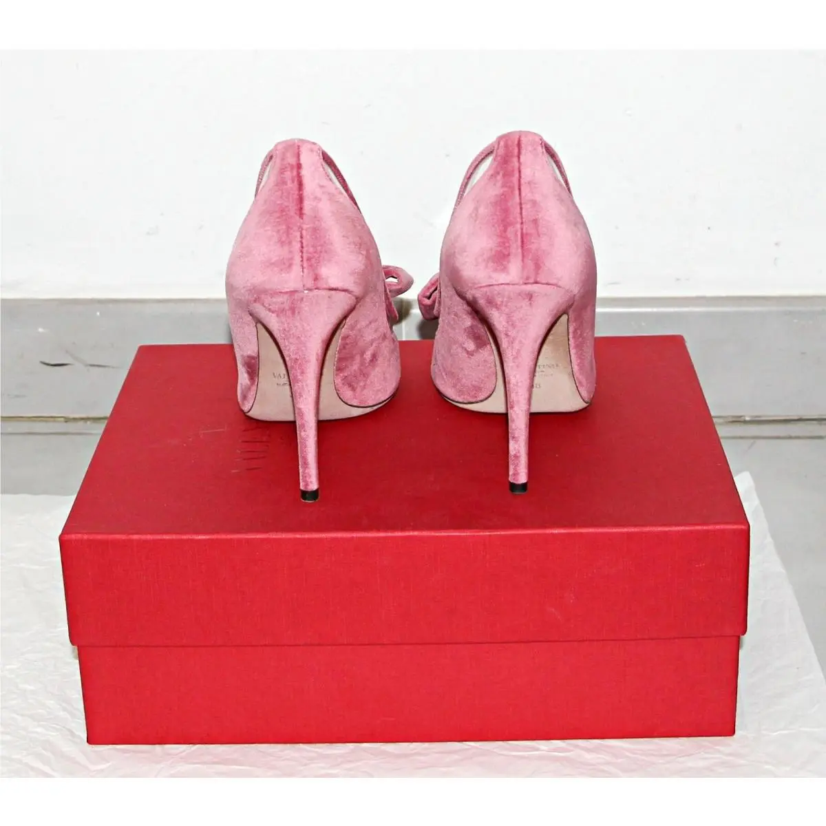 Valentino shoes - Dolly Bow PVC Trimmed Pumps - Pink 5