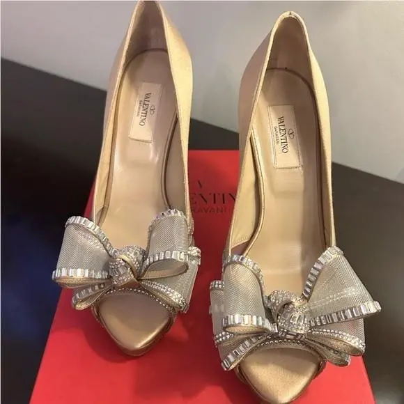 Valentino shoes - Open Toe - Open Toe - Gold 1