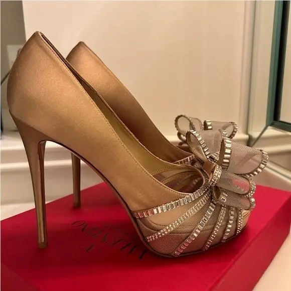 Valentino shoes - Open Toe - Open Toe - Gold 3