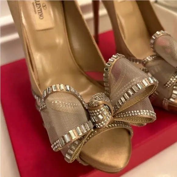 Valentino shoes - Open Toe - Open Toe - Gold 4