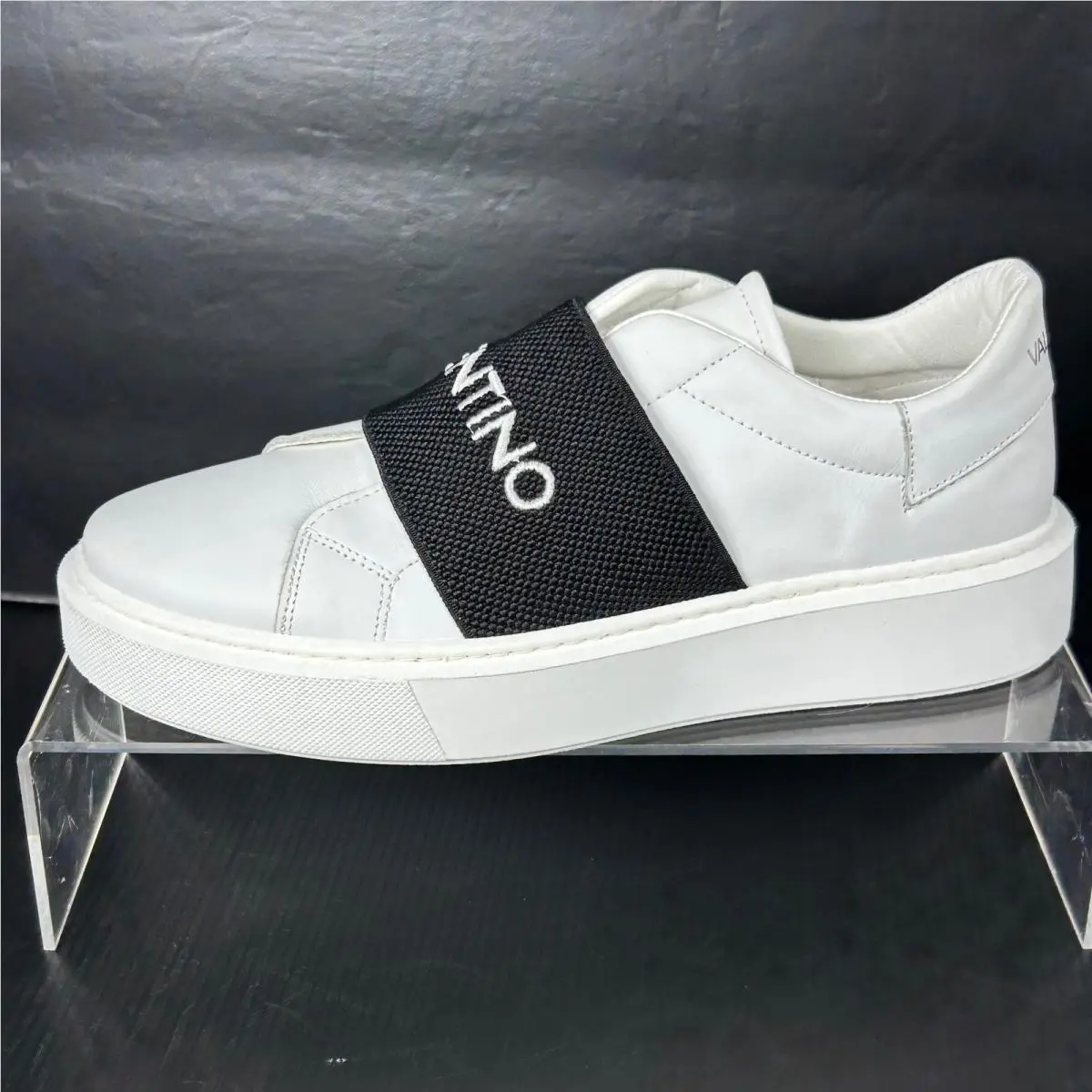 Valentino shoes - Open Logo Band Sneaker - Open Logo Band Sneaker - White 12