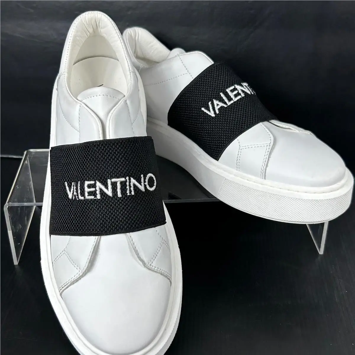 Valentino shoes - Open Logo Band Sneaker - Open Logo Band Sneaker - White 0