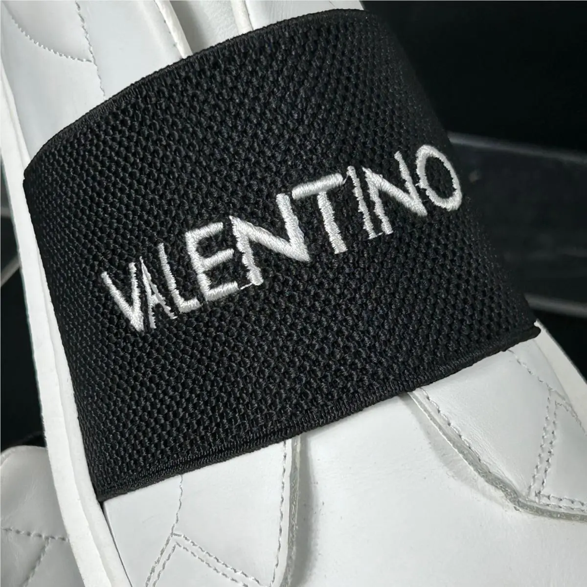 Valentino shoes - Open Logo Band Sneaker - Open Logo Band Sneaker - White 7