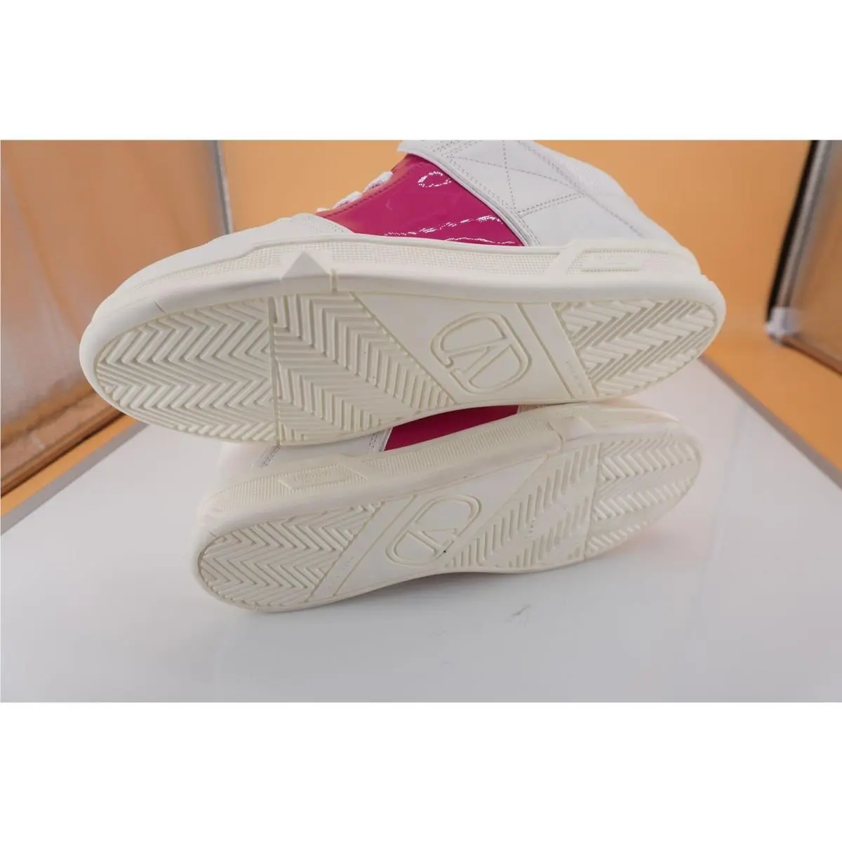 Valentino shoes - Open Skate - Open Skate - Bianko Pink - White (UPC: 8056133180807) 8