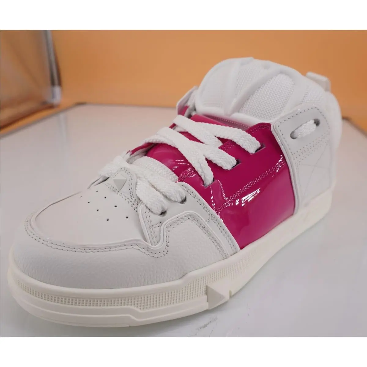 Valentino shoes - Open Skate - Open Skate - Bianko Pink - White (UPC: 8056133180807) 10