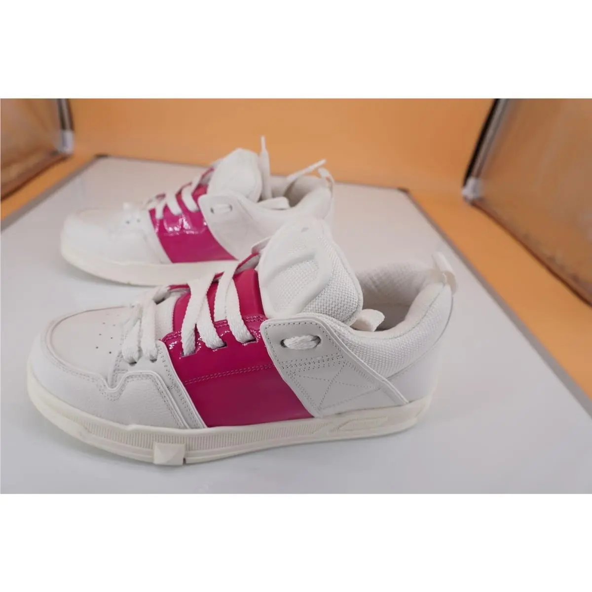 Valentino shoes - Open Skate - Open Skate - Bianko Pink - White (UPC: 8056133180807) 0