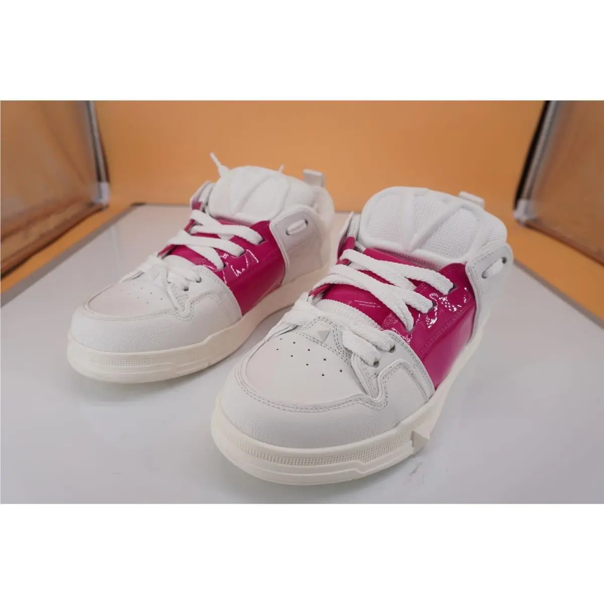 Valentino shoes - Open Skate - Open Skate - Bianko Pink - White (UPC: 8056133180807) 3