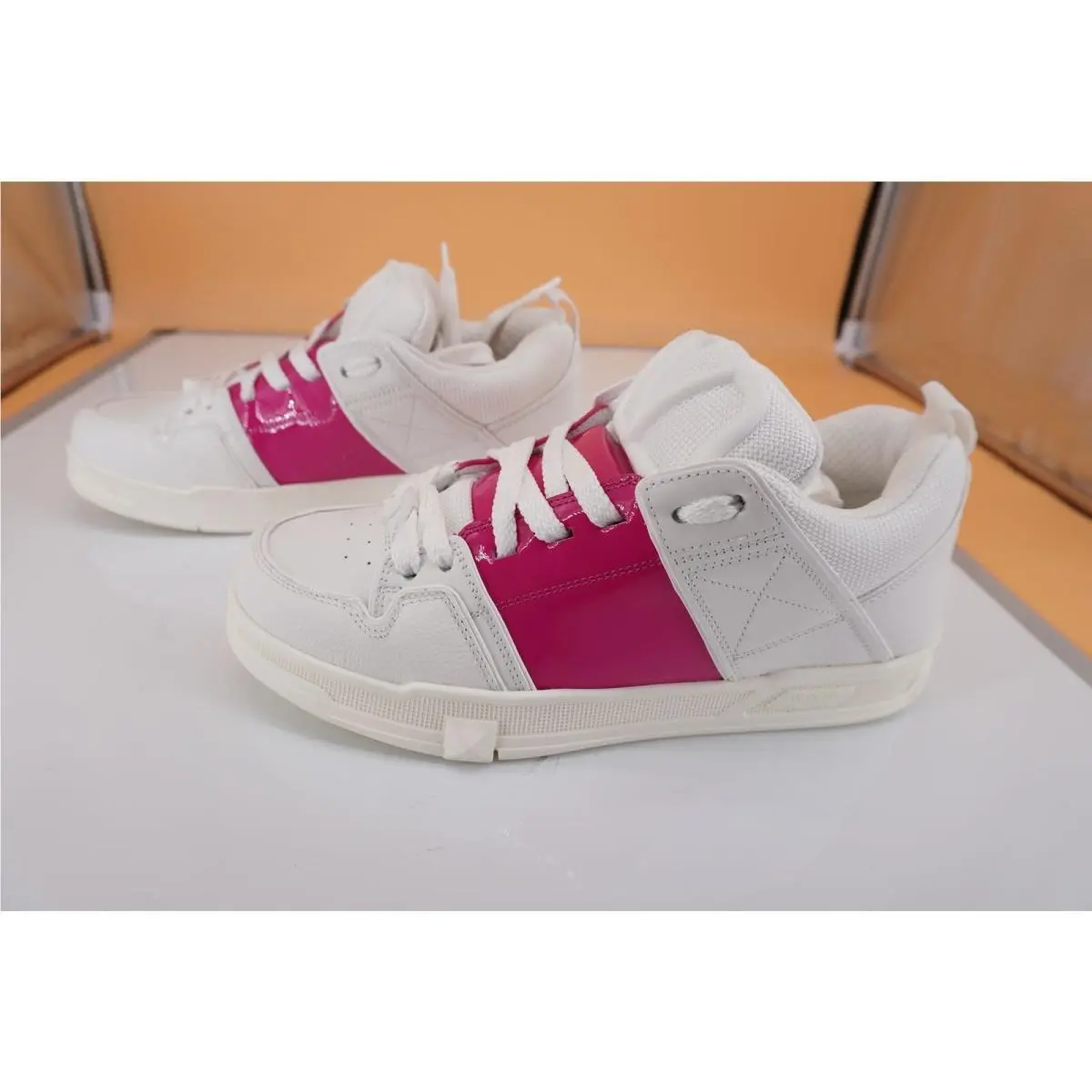 Valentino shoes - Open Skate - Open Skate - Bianko Pink - White (UPC: 8056133180807) 4