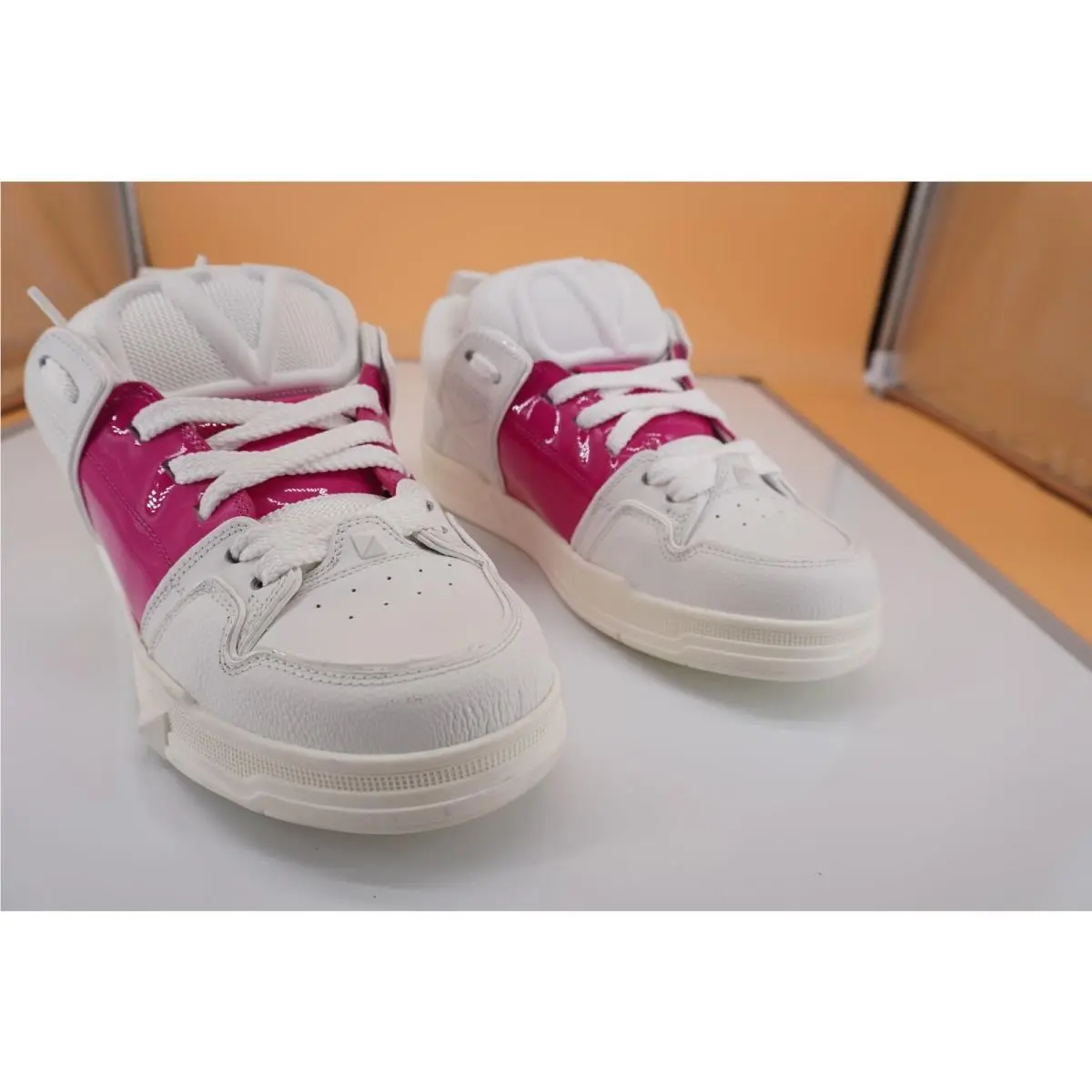 Valentino shoes - Open Skate - Open Skate - Bianko Pink - White (UPC: 8056133180807) 6