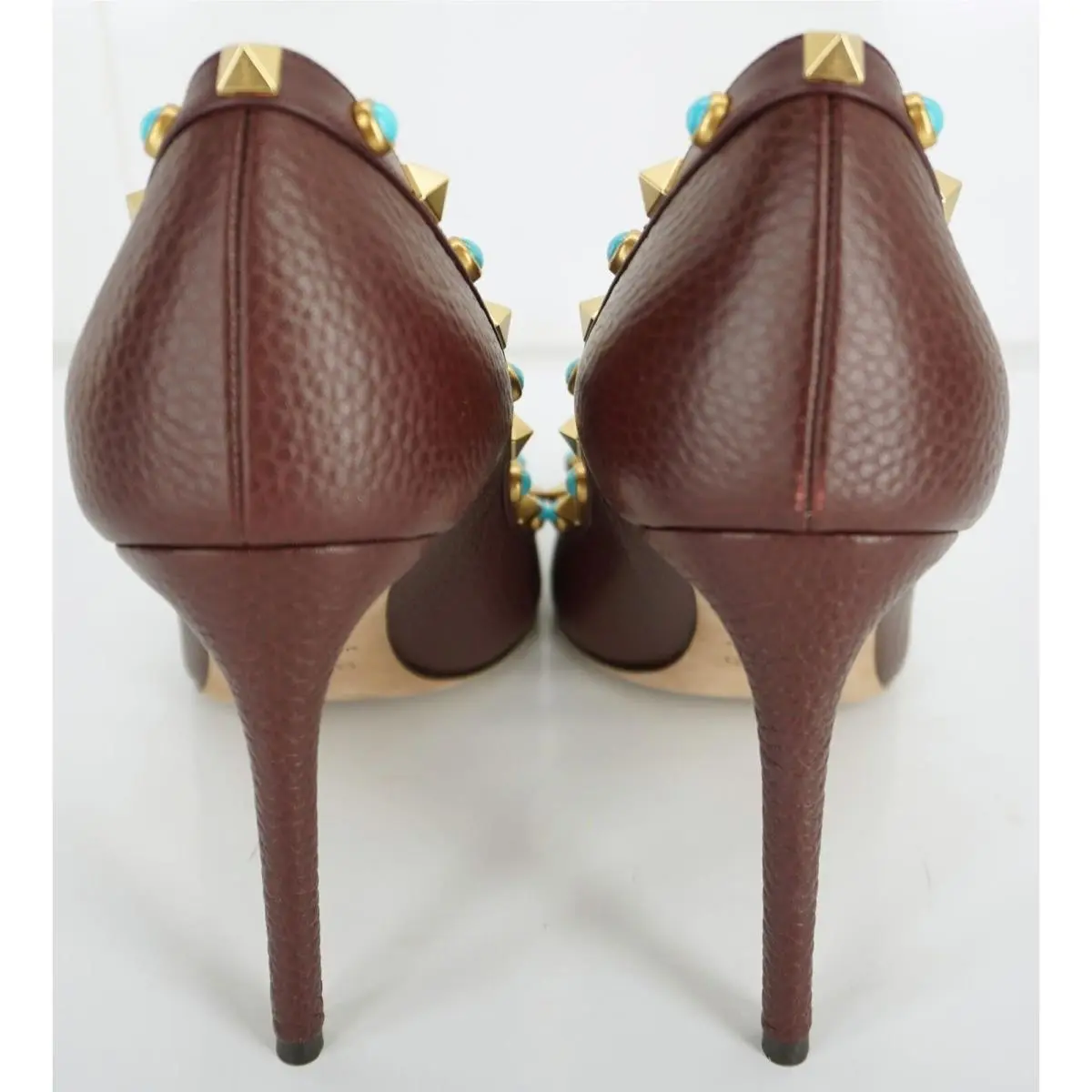 Valentino shoes - Rockstud Pointed Pumps - Rockstud Pointed Pumps - Rubin - Burgundy Red (UPC: 8050145348477) 6