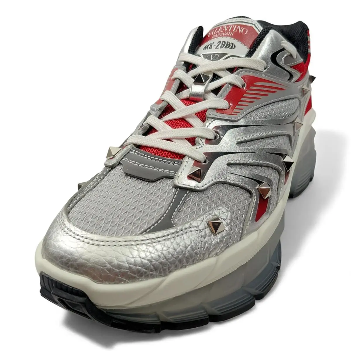 Valentino shoes - Valentino Garavani - Garavani - MS-2960 - Black, silver, red 8