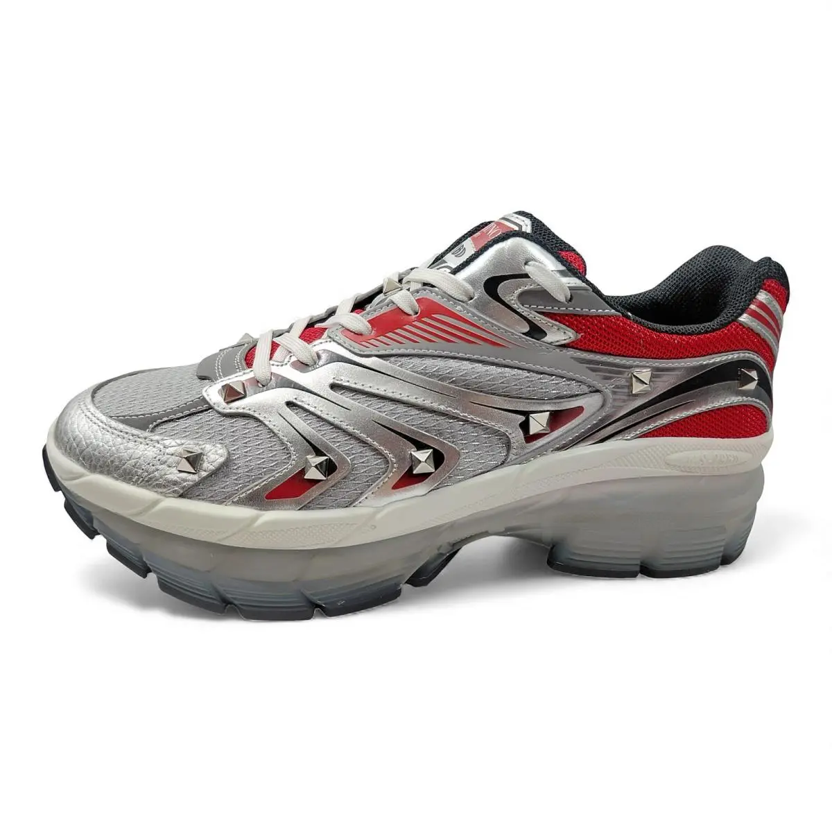 Valentino shoes - Valentino Garavani - Garavani - MS-2960 - Black, silver, red 9