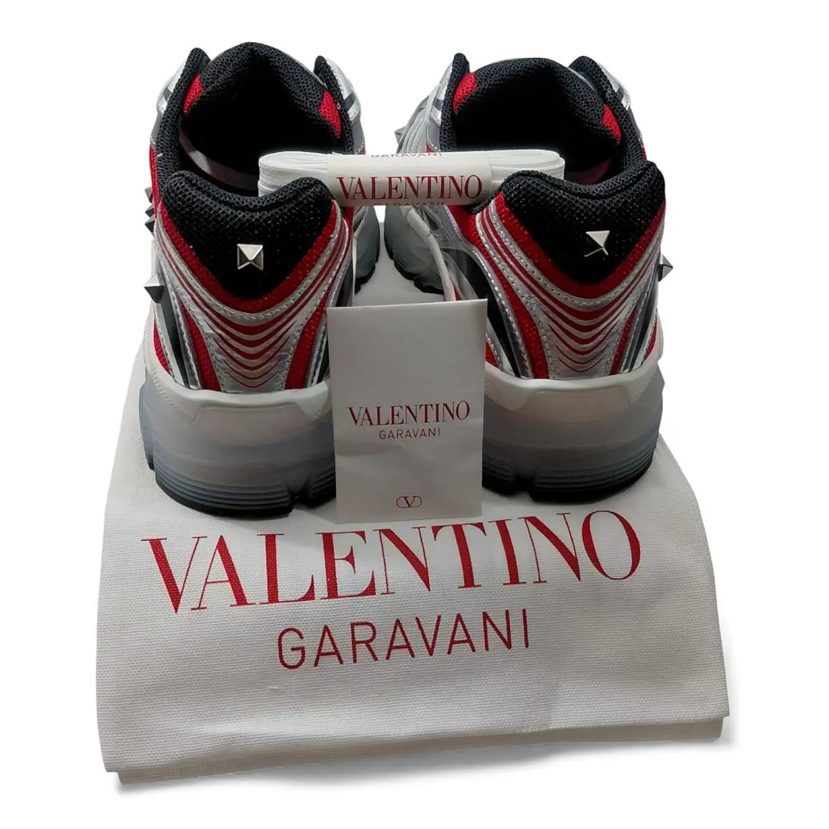 Valentino shoes - Valentino Garavani - Garavani - MS-2960 - Black, silver, red 16