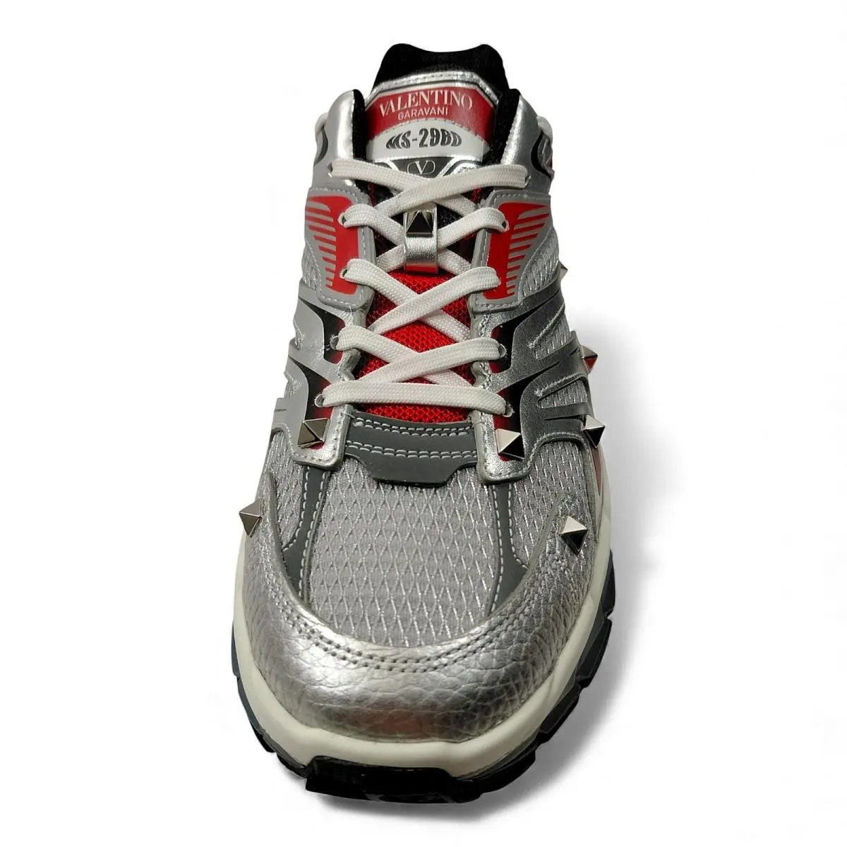 Valentino shoes - Valentino Garavani - Garavani - MS-2960 - Black, silver, red 6