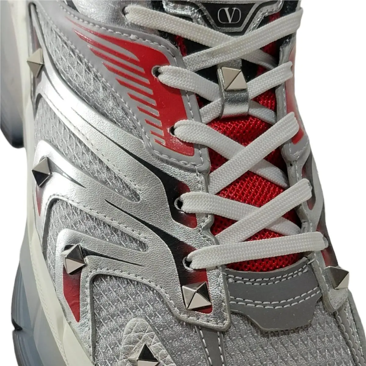 Valentino shoes - Valentino Garavani - Garavani - MS-2960 - Black, silver, red 5