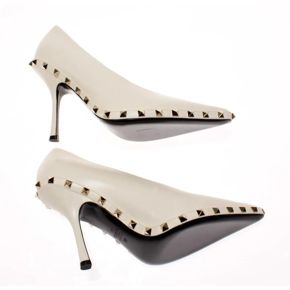 Valentino shoes - Valentino Rockstud - Rockstud - Ivory 5