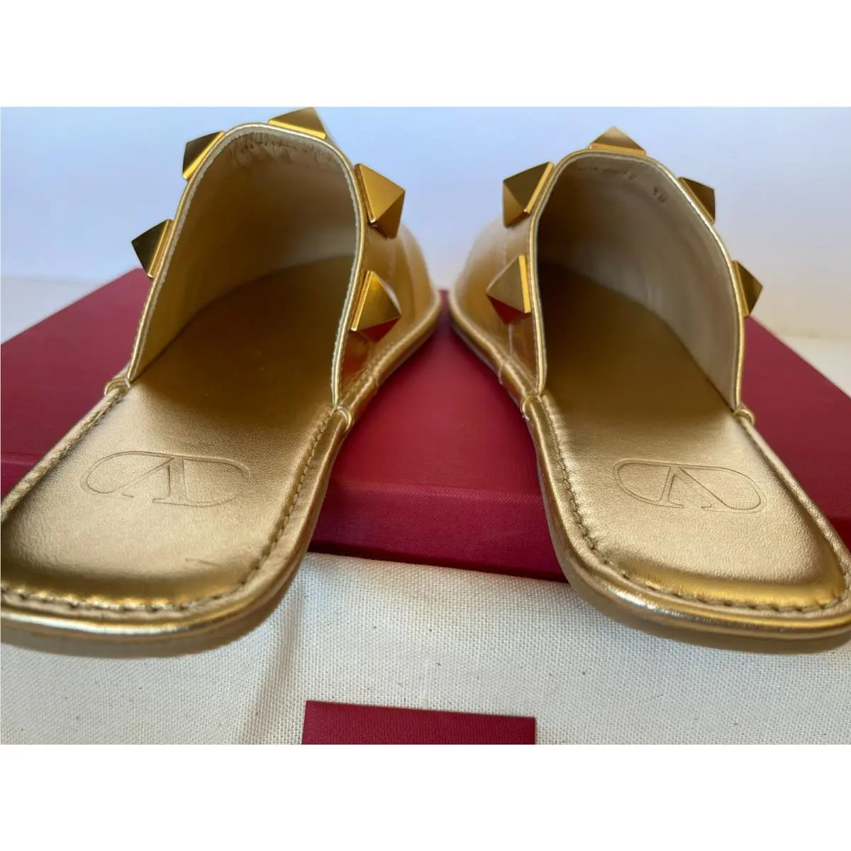 Valentino shoes - Valentino Garavani - Garavani - Gold 3