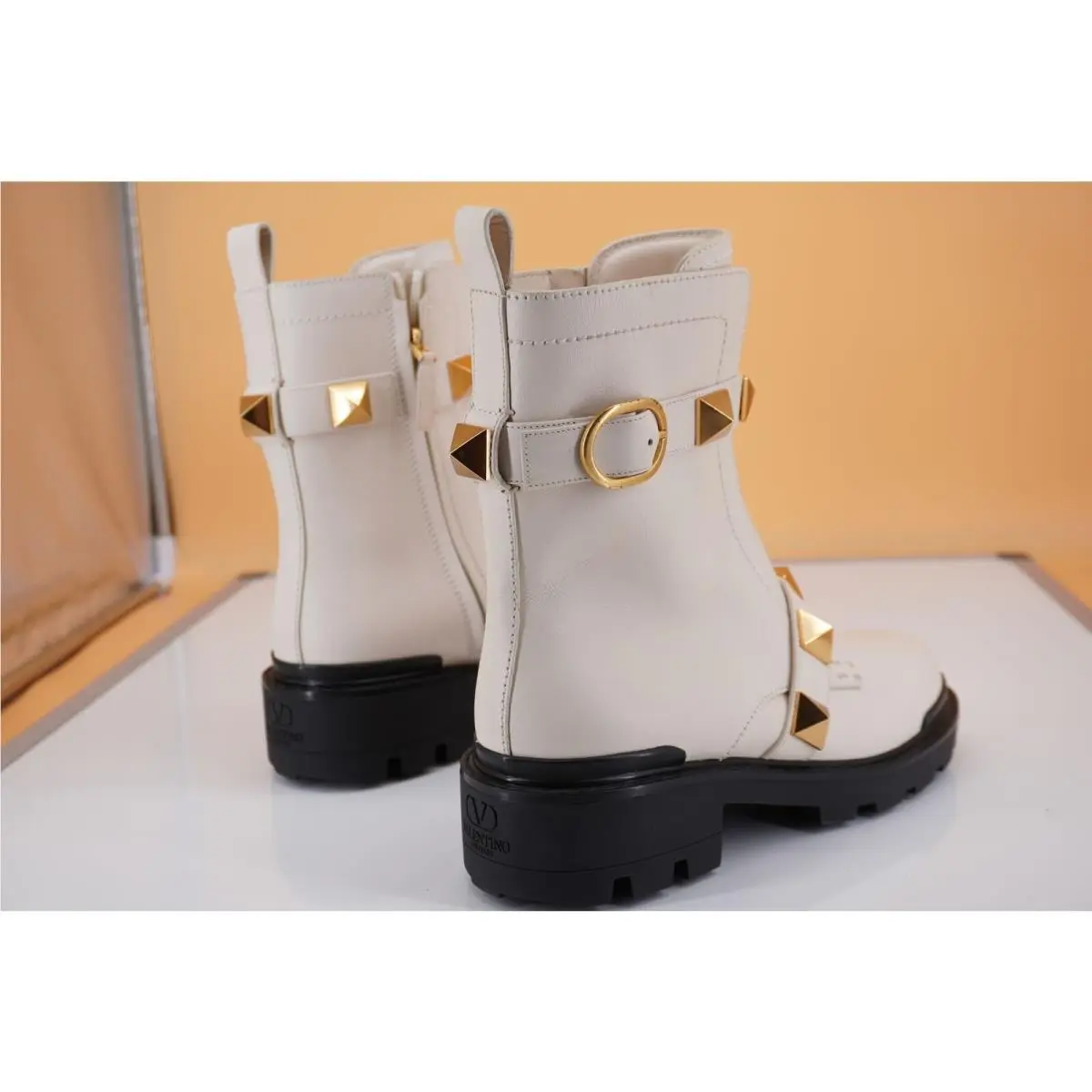 Valentino shoes - Light Ivory - Light Ivory - Light Ivory - White (UPC: 8050943274527) 7