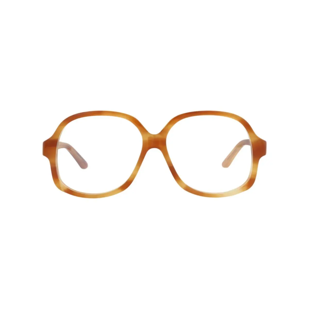 Unisex Round/oval Havana Havana Transparent Fashion Designer Eyewear by Valentino
