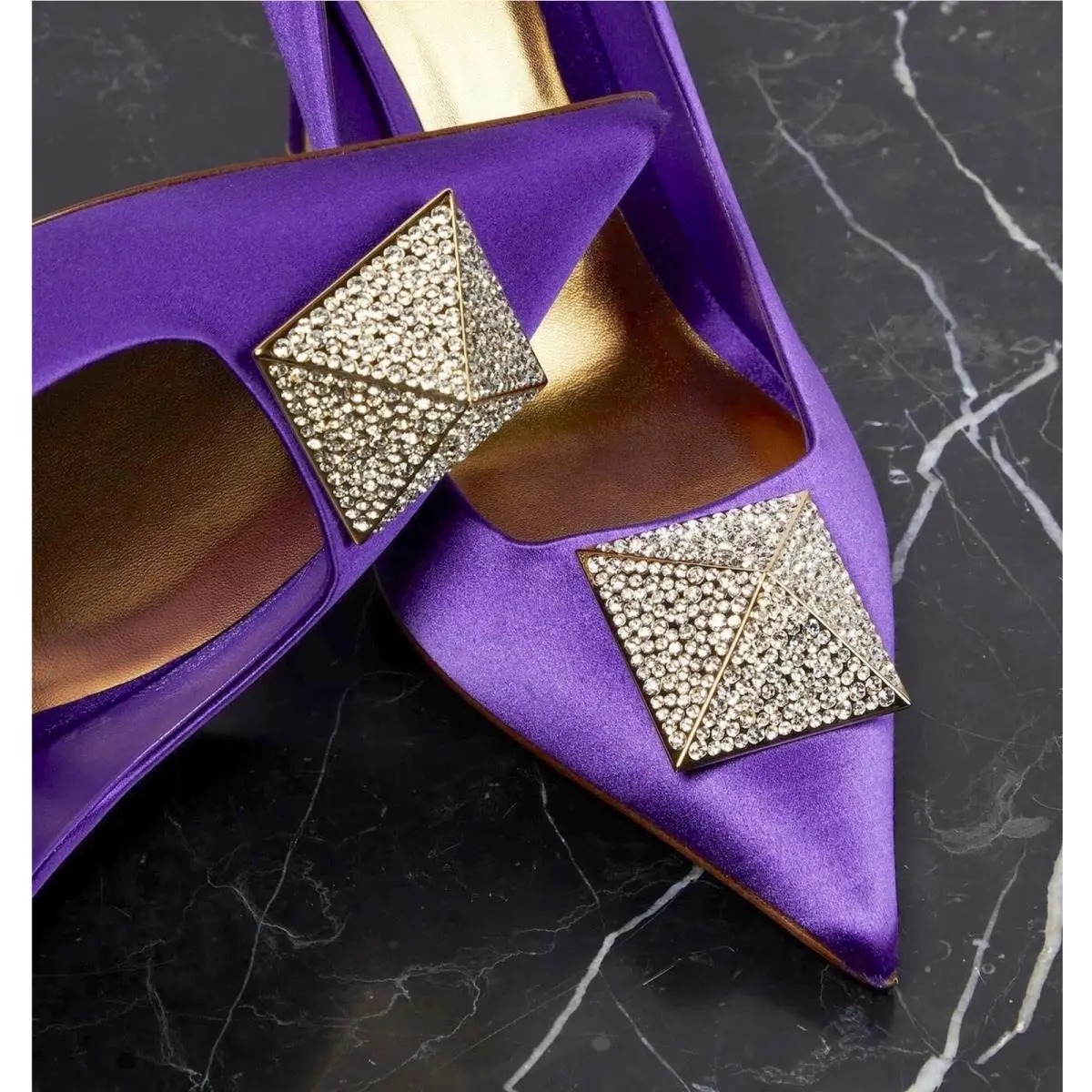 Valentino shoes - Purple, Exterior: Multicolor 4