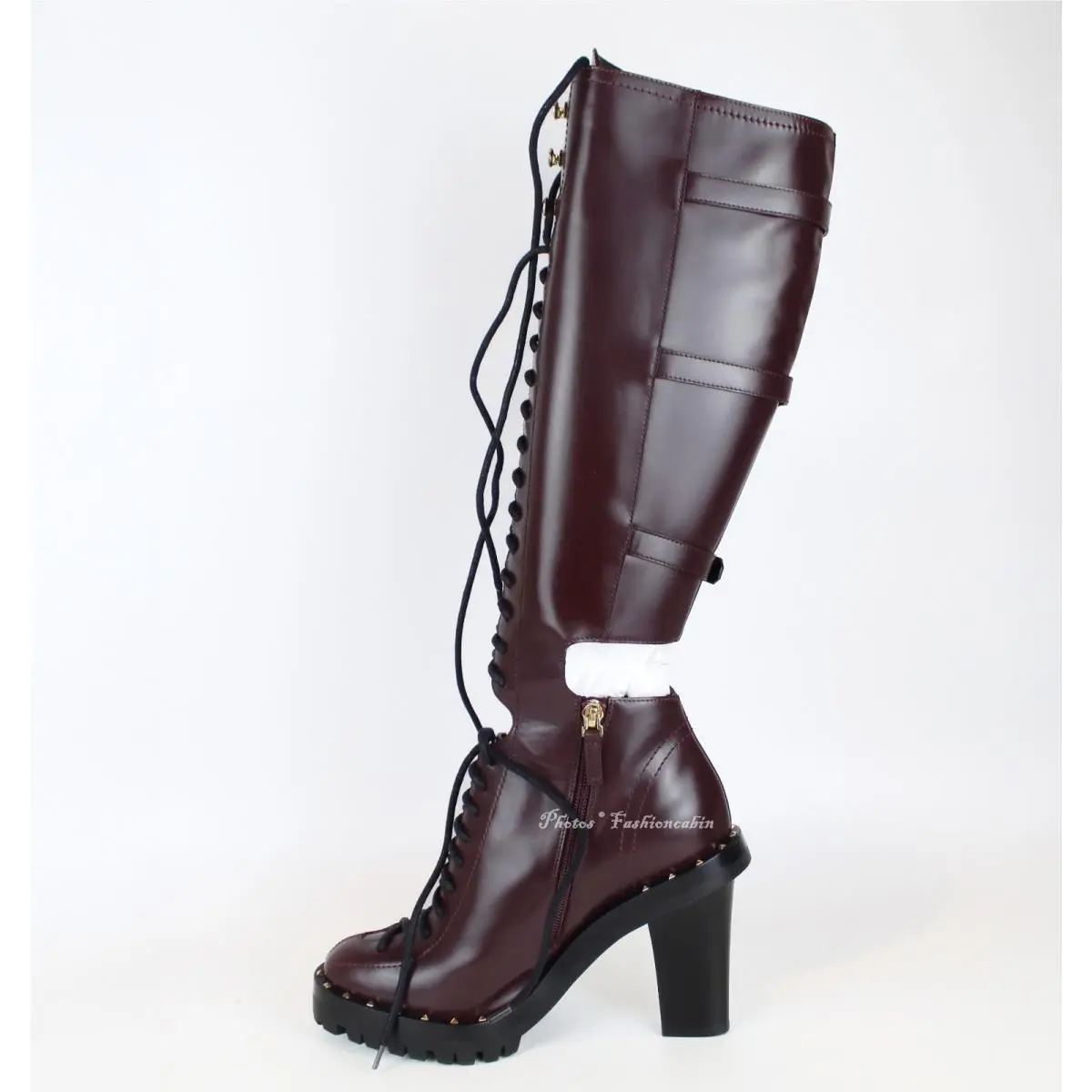 Valentino shoes - Valentino Garavani Rockstud - Garavani Rockstud - Burgundy 3
