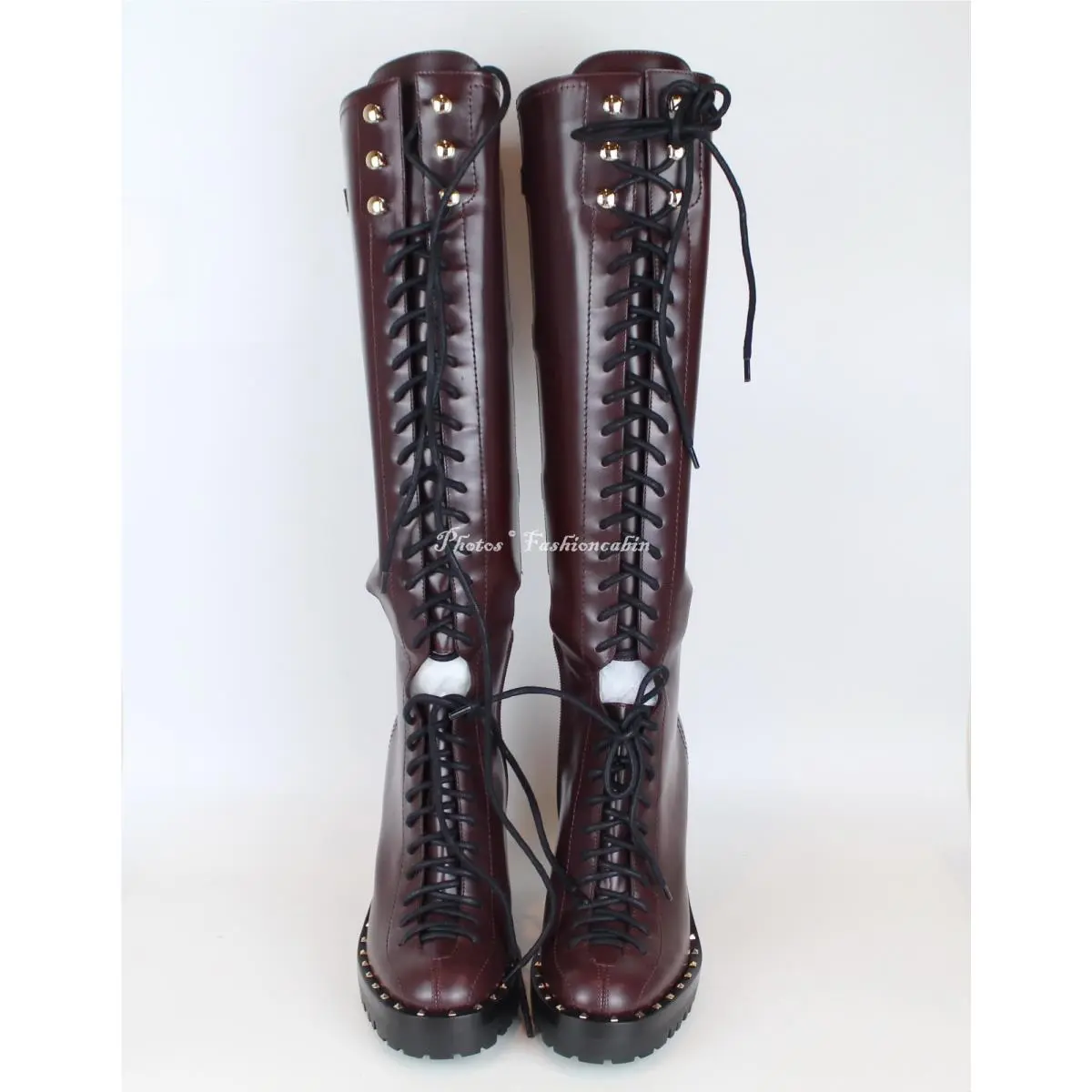 Valentino shoes - Valentino Garavani Rockstud - Garavani Rockstud - Burgundy 4