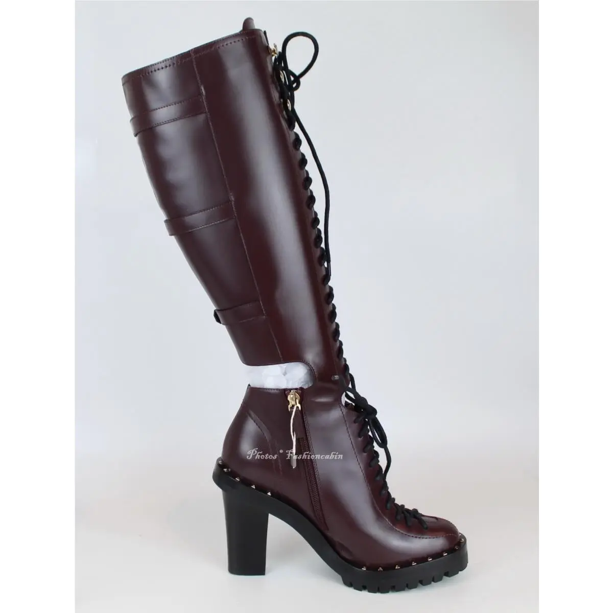 Valentino shoes - Valentino Garavani Rockstud - Garavani Rockstud - Burgundy 5