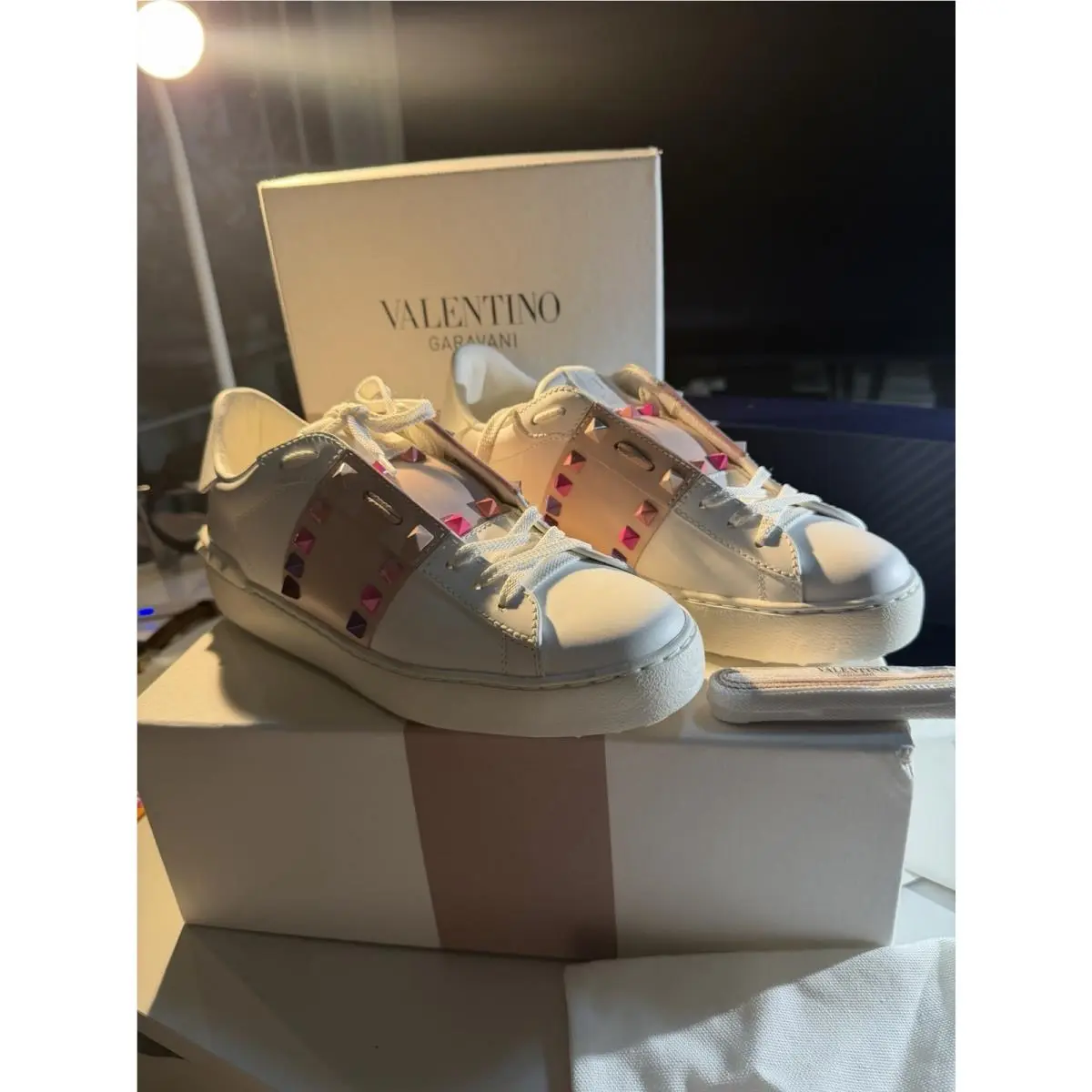 Valentino shoes - Valentino Rockstud - Rockstud - 4W2S0GG8-BHS-0BO - White 0